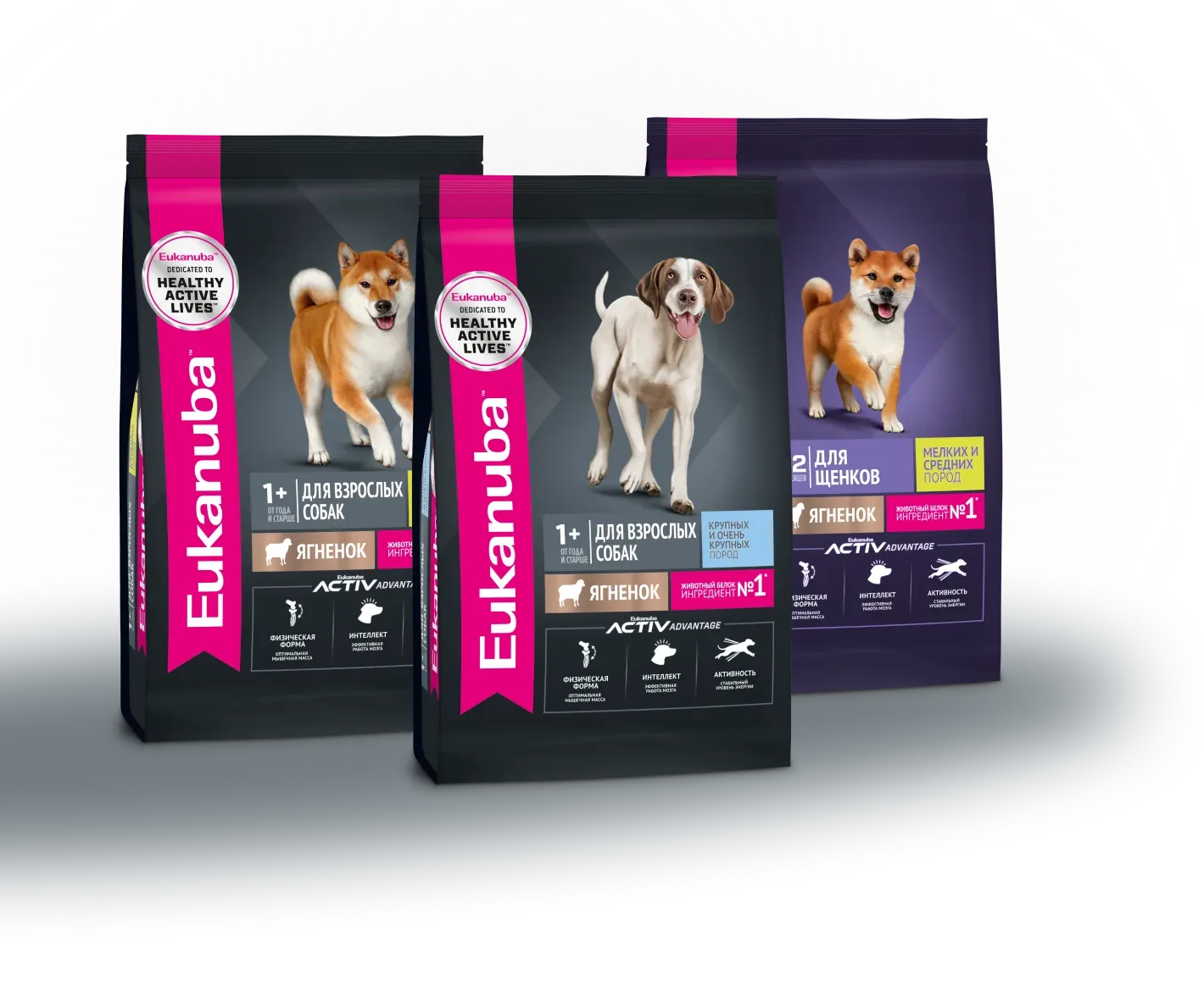 Линейка рационов Eukanuba с ягненком