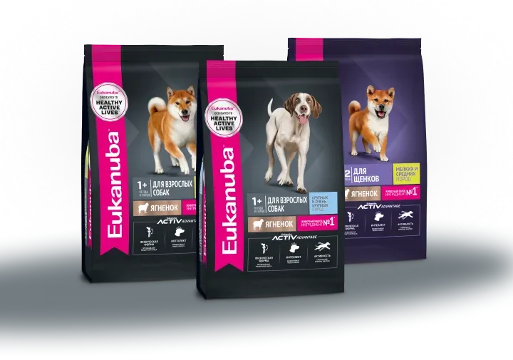 Линейка рационов Eukanuba с ягненком