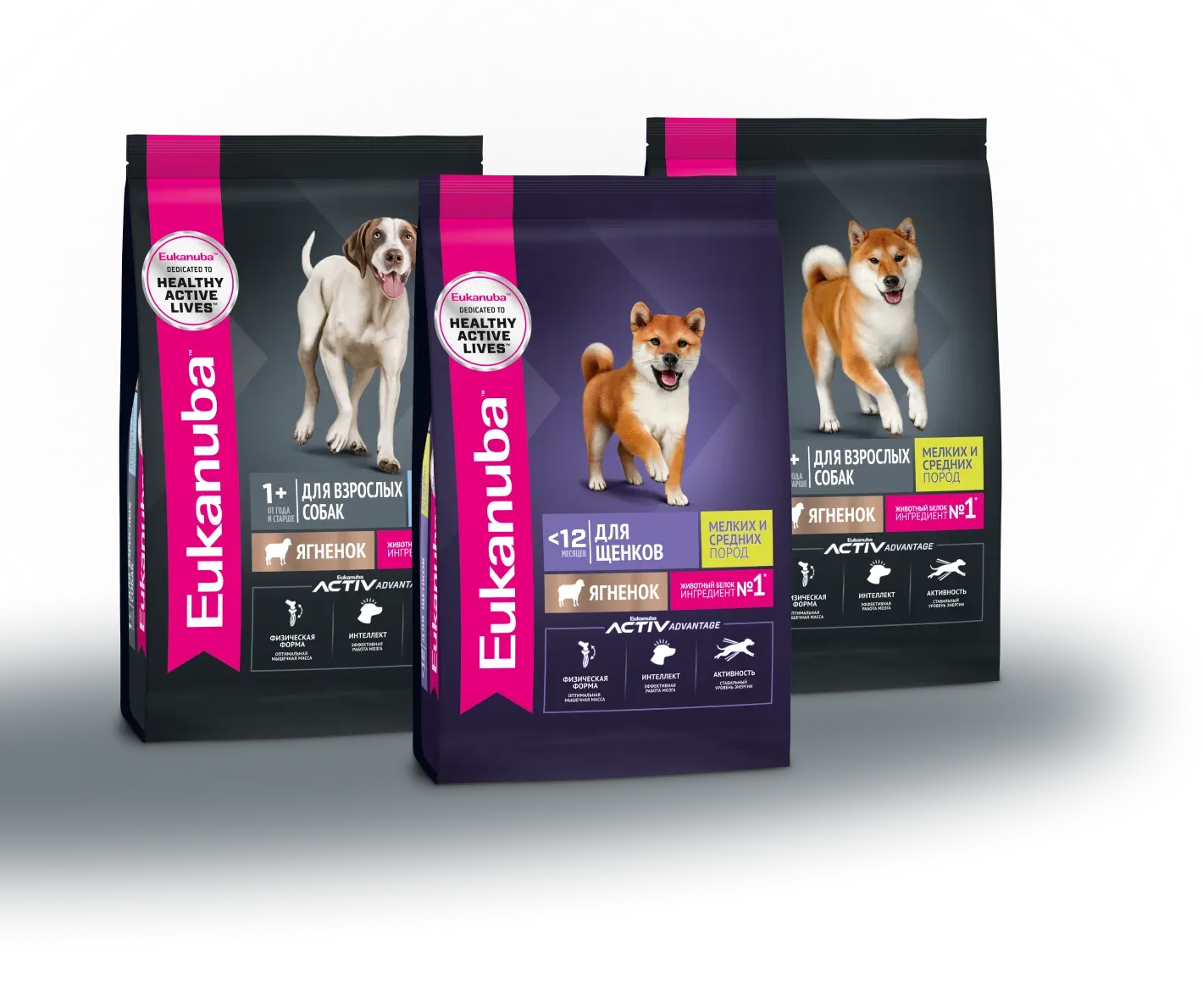 Линейка рационов Eukanuba с ягненком