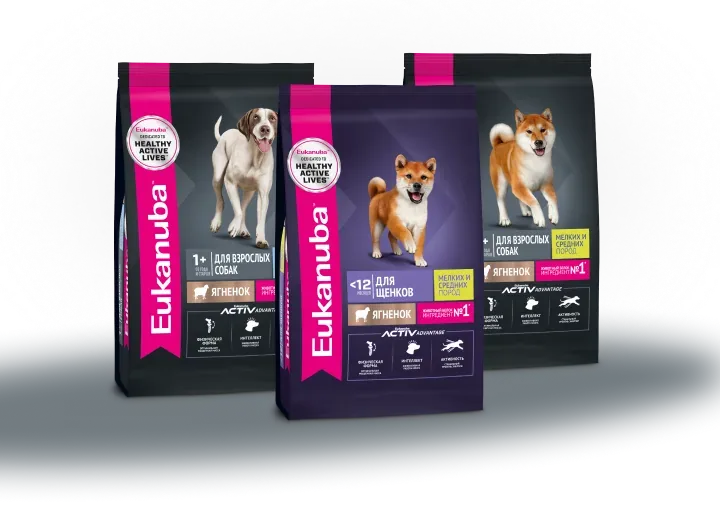 Линейка рационов Eukanuba с ягненком