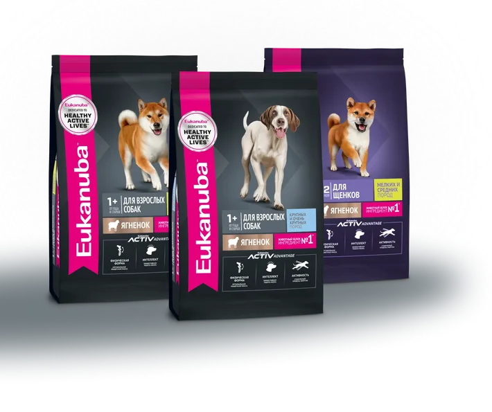 Линейка рационов Eukanuba с ягненком